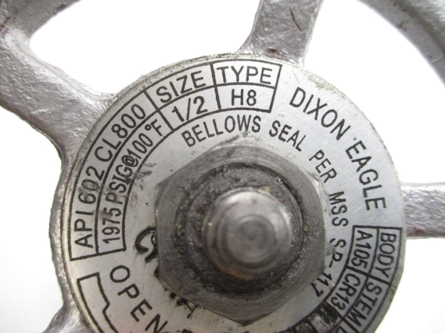 DIXON EAGLE H8 A105 CL800 1975PSI 1/2" NSNP