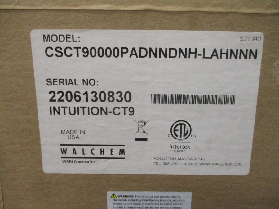 WALCHEM CSCT90000PADNNDNH-LAHNNN INTUITION-CT9 NSFS