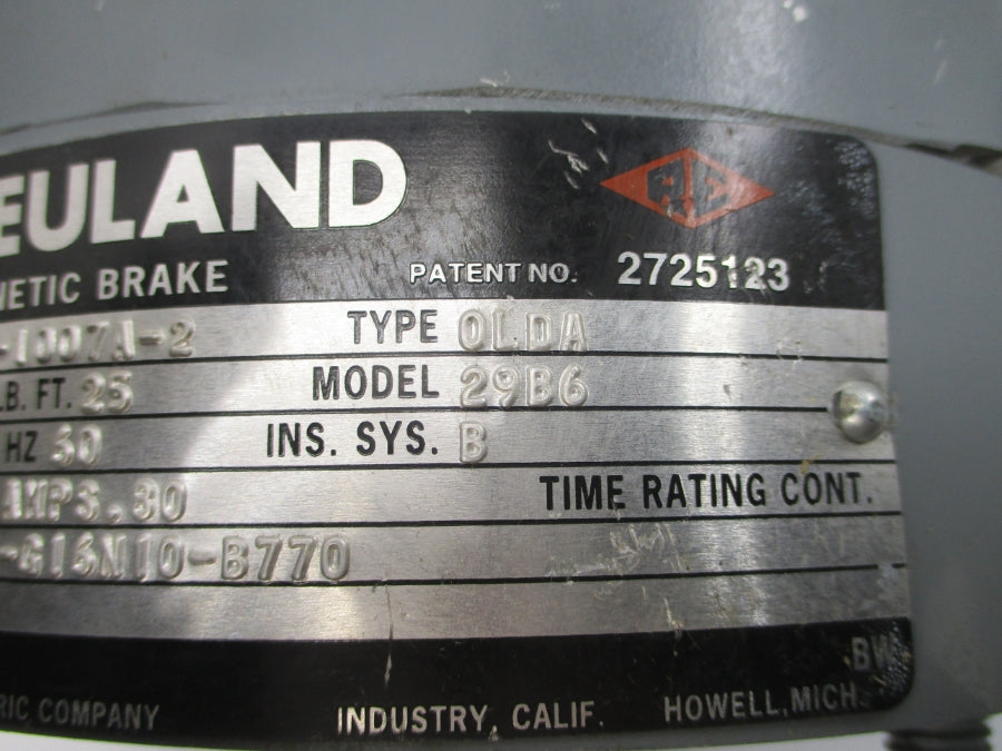 REULAND 0LDA-G16N10-B770 0LDA 29B6 230V .80A NSNP