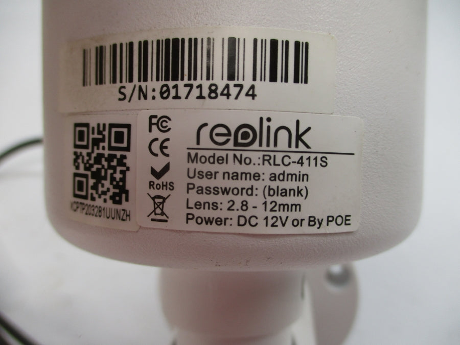 REOLINK DIGITAL TECHNOLOGY RLC-411S 12VDC NSMP