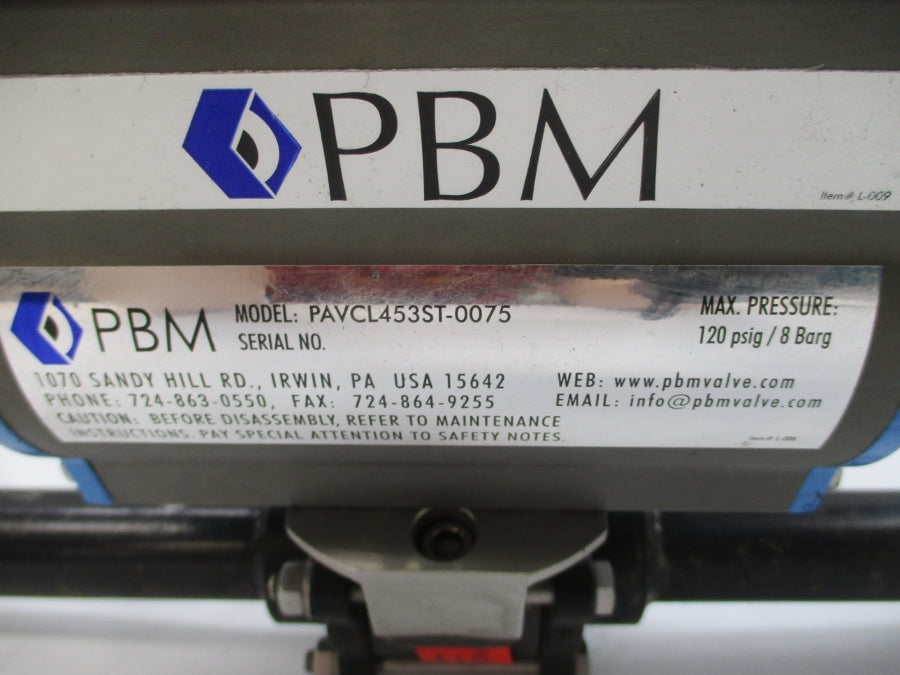 PBM SDE-E5U-Z-X-34-N348 900PSI 1" NSNP