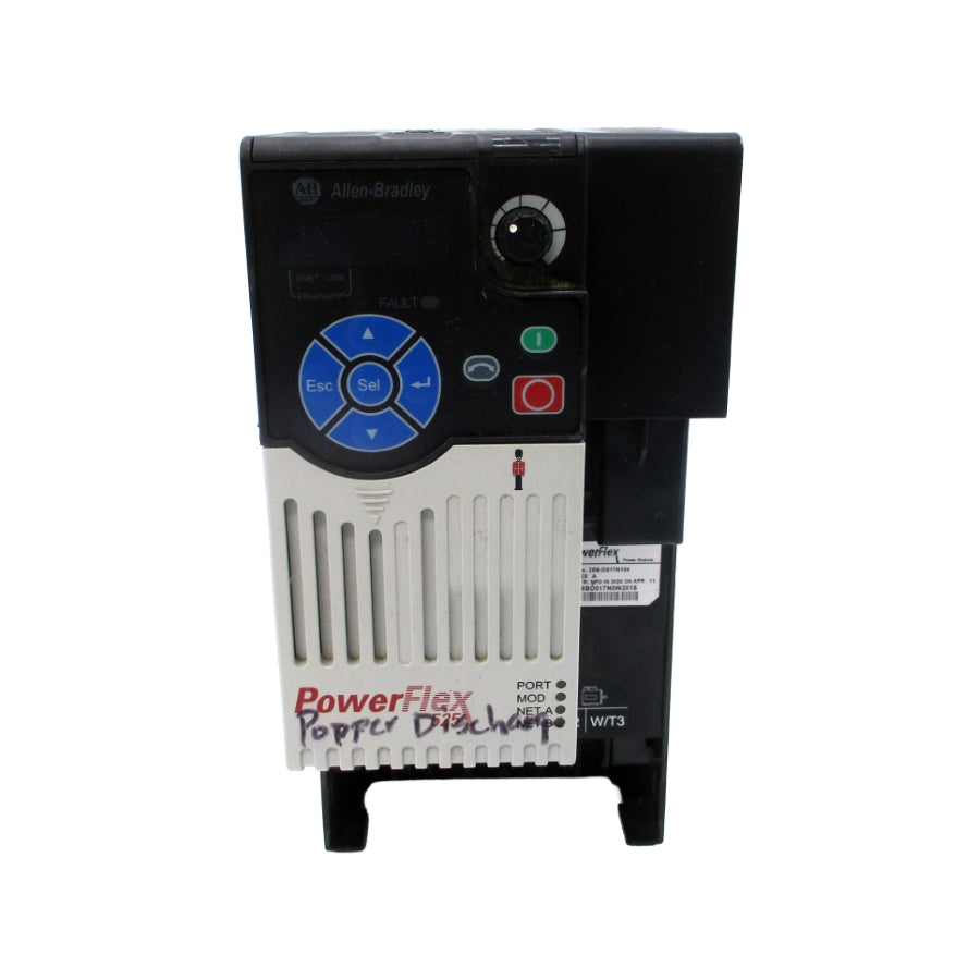 ALLEN BRADLEY 25B-D017N104 SER. A F/W 6.001 380-480VAC 17.0A (NO COVER) NSNP