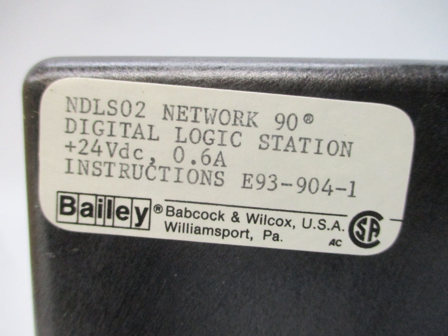 BAILEY NDLS02 24VDC 0.6A NSMP