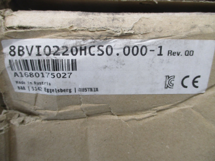 B&R AUTOMATION 8BVI0220HCS0.000-1 480VAC 22A REV. Q0 NSMP