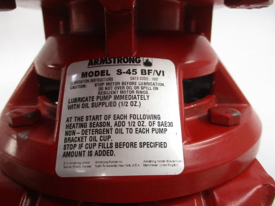 ARMSTRONG 174036-713 S-45 115V 5A NSMP