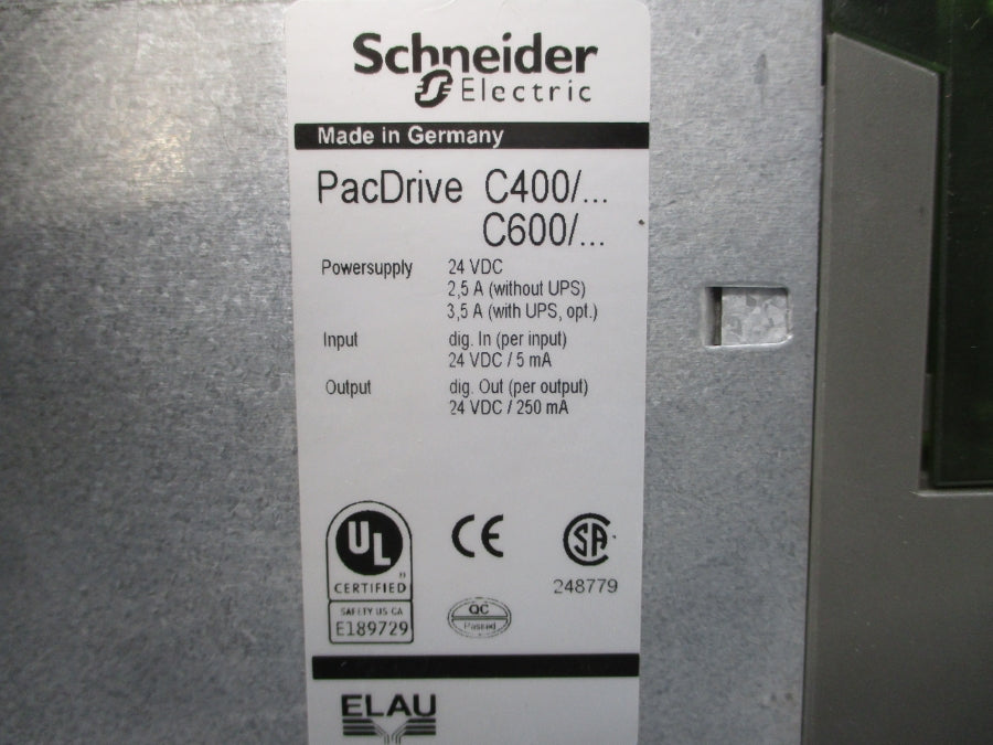 ELAU VCA09AAAA0AR00 C600/10/1/1/1/00 24VDC 2.5/3.5A UNMP