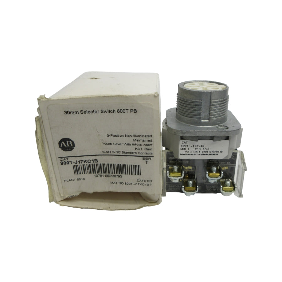 ALLEN BRADLEY 800T-J17KC1B SER. T (AS PICTURED) (WH) NSMP