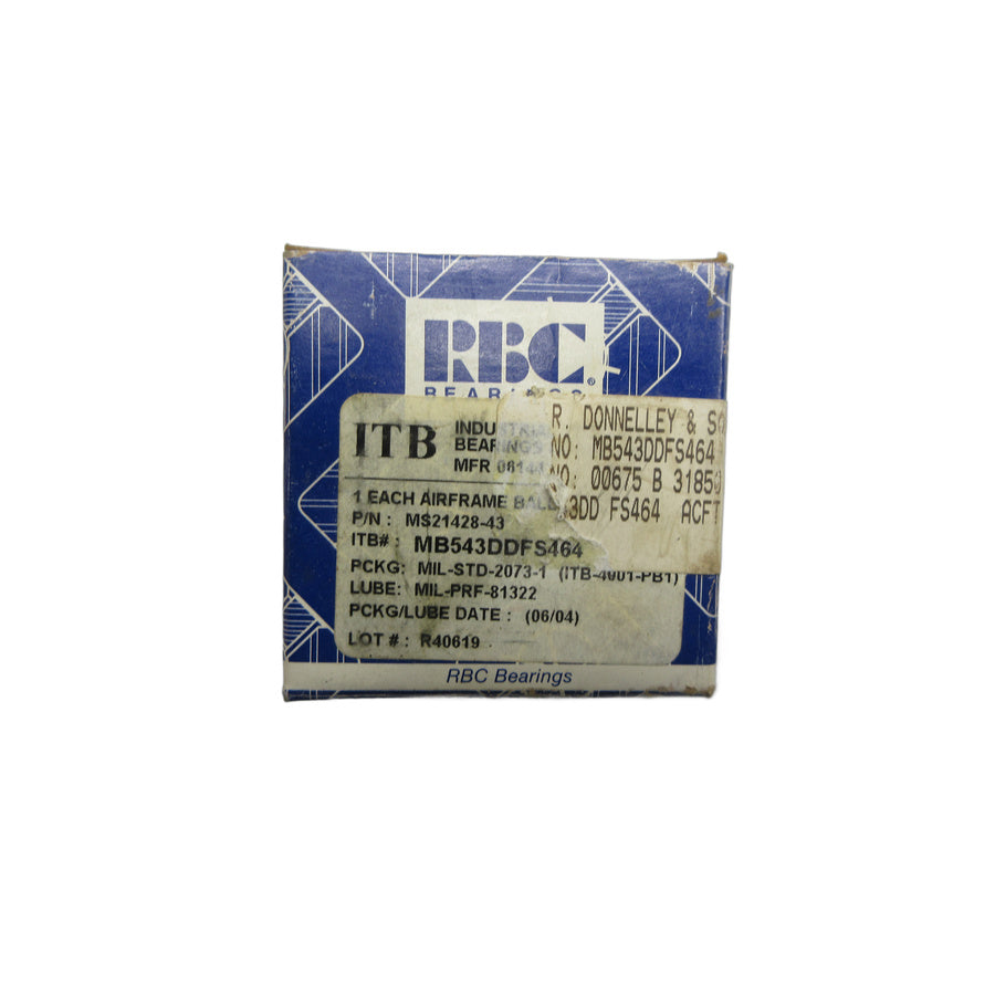 RBC MB543DDFS464 MS21428-43 NSMP