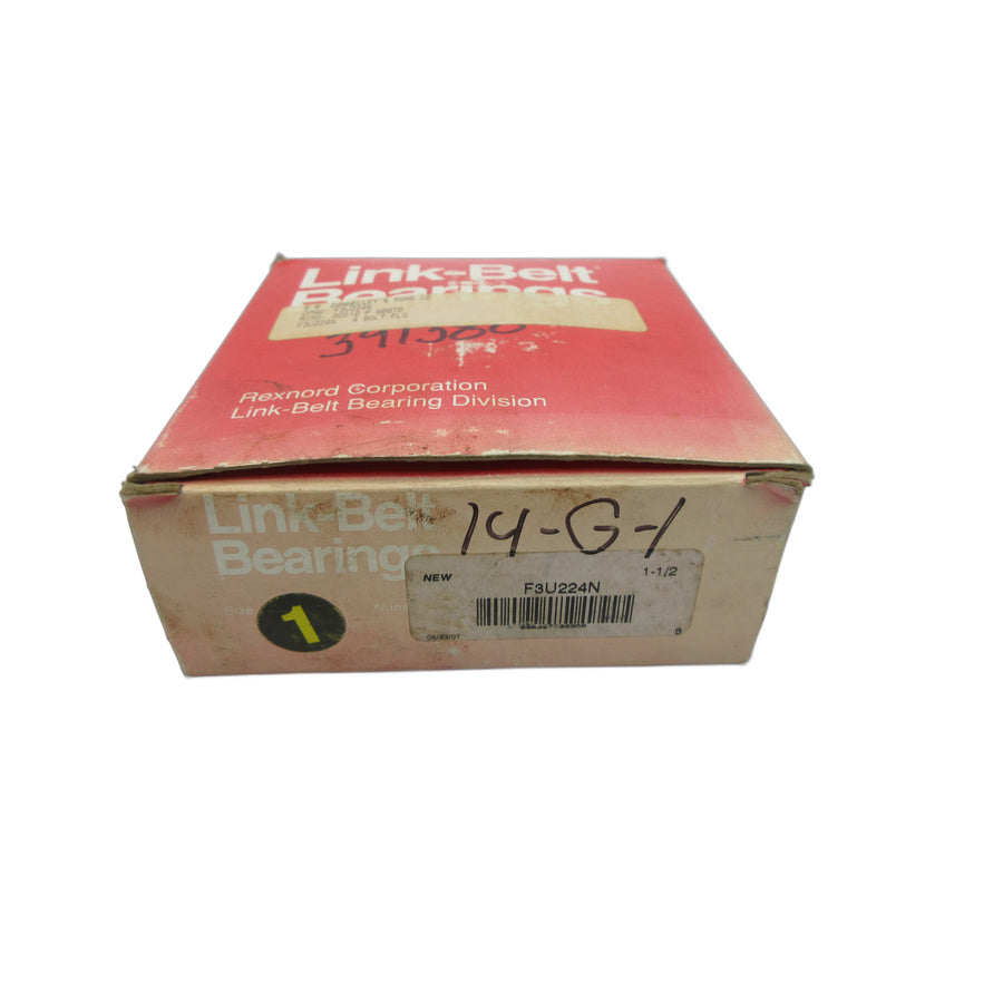 LINK-BELT BEARINGS F3U224N 1-1/2" NSMP