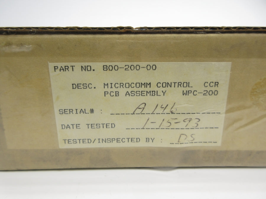 WEB WPC200 800-200-00 NSMP