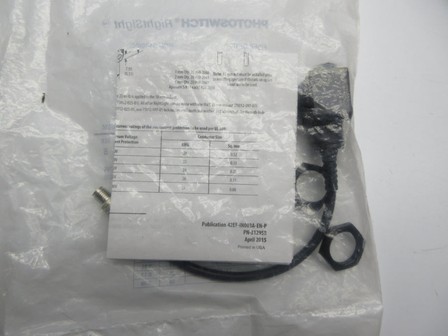 ALLEN BRADLEY 42EF-G1MPA-Y4 SER. B 11-30VDC NSMP