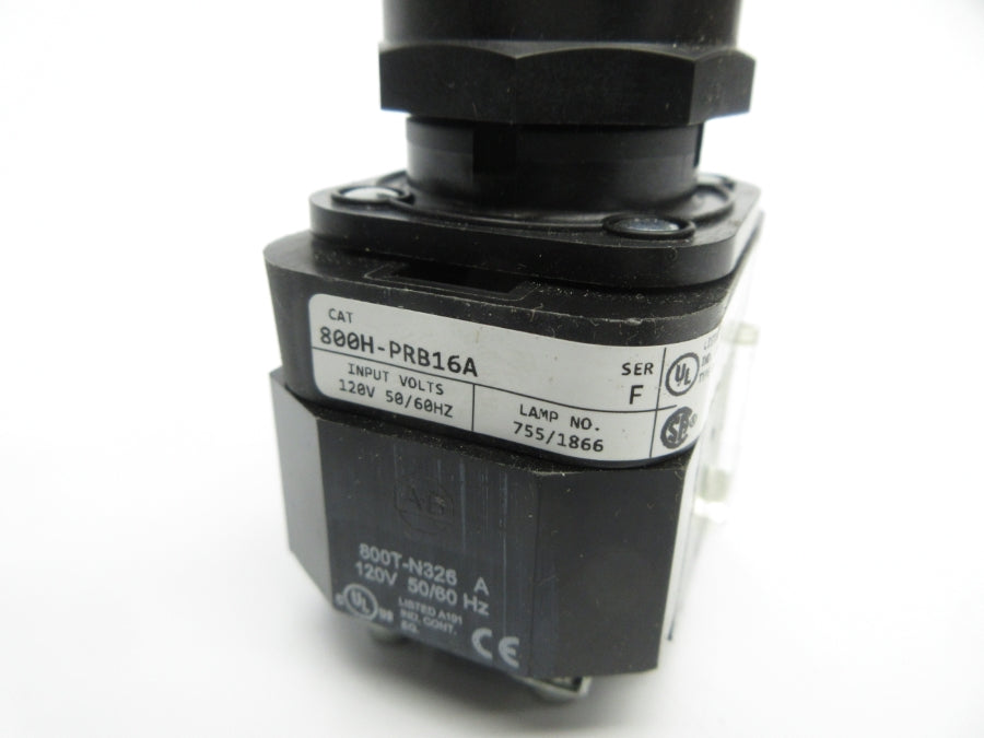 ALLEN BRADLEY 800H-PRB16A SER. F 120V NSNP