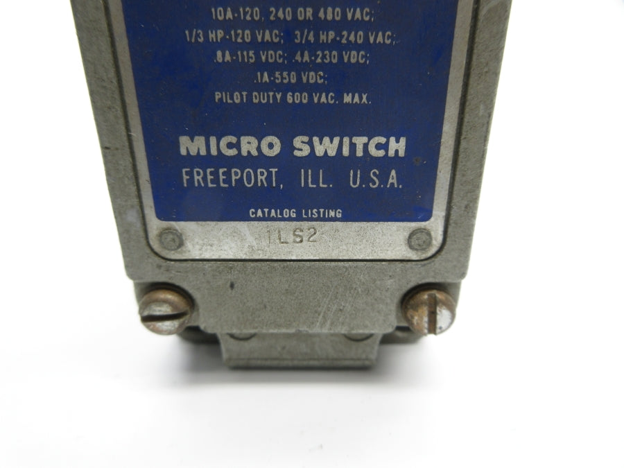 MICRO SWITCH 1LS2 480VAC 10A (GREY) (AS PICTURED) NSNP