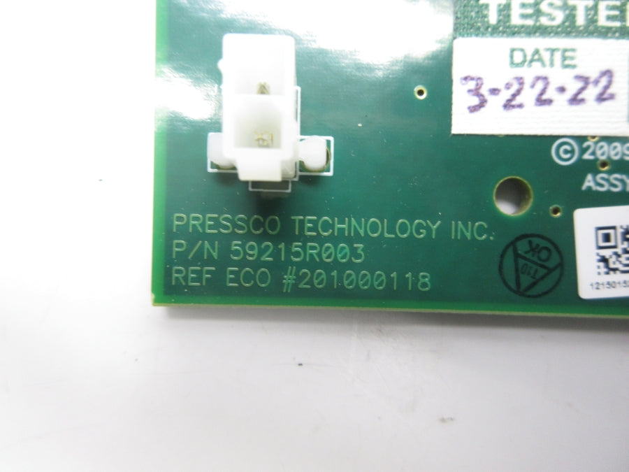 PRESSCO TECHNOLOGY 59215R003 NSNP