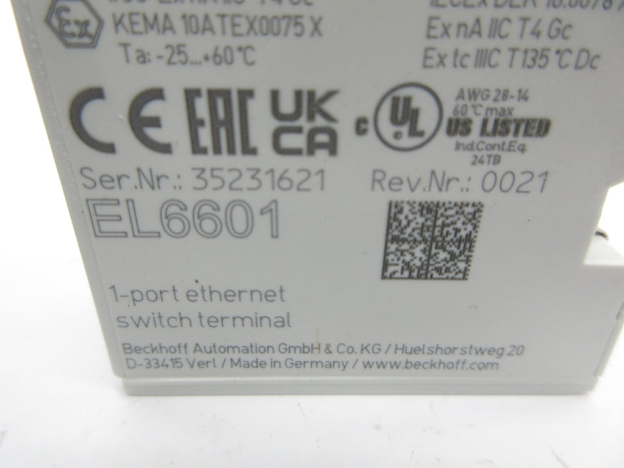 BECKHOFF EL6601 NSMP
