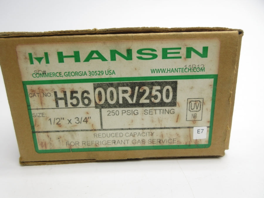M. HANSEN H5600R/250 250PSI NSMP