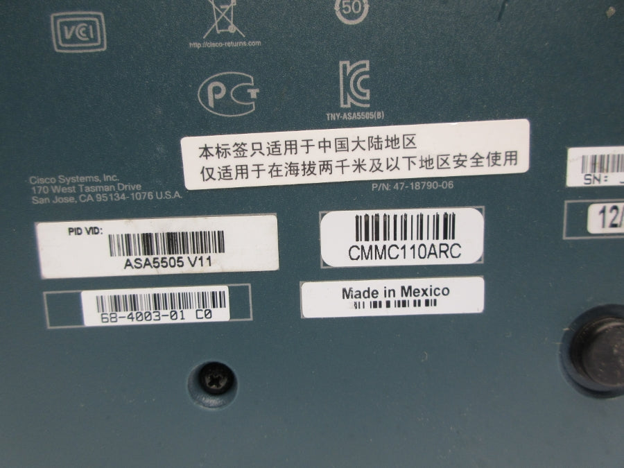 CISCO ASA5505V11 UNMP