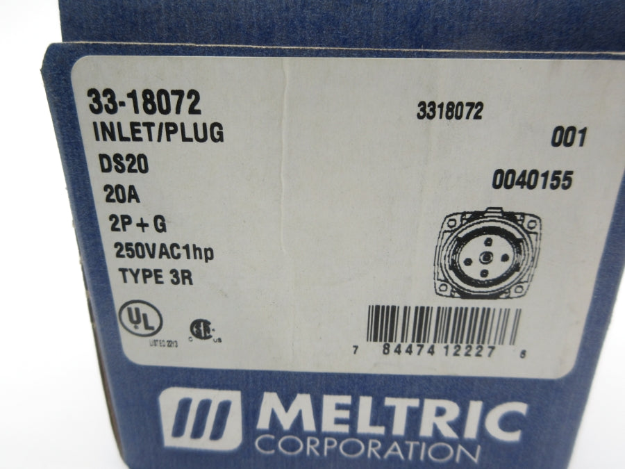 MELTRIC 33-18072 250VAC 20A NSMP