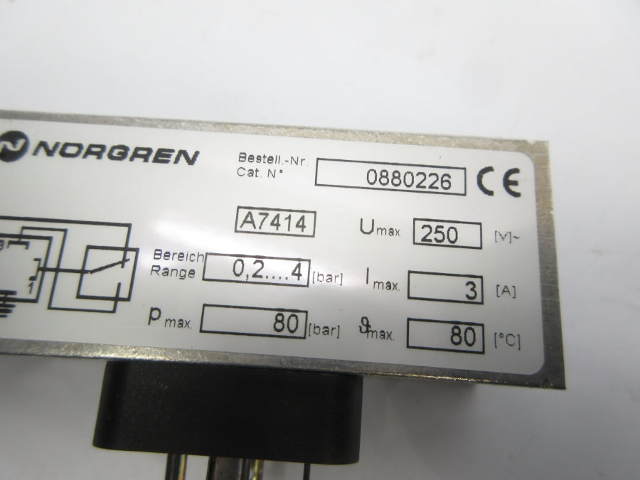 NORGREN 0880226 250V NSNP