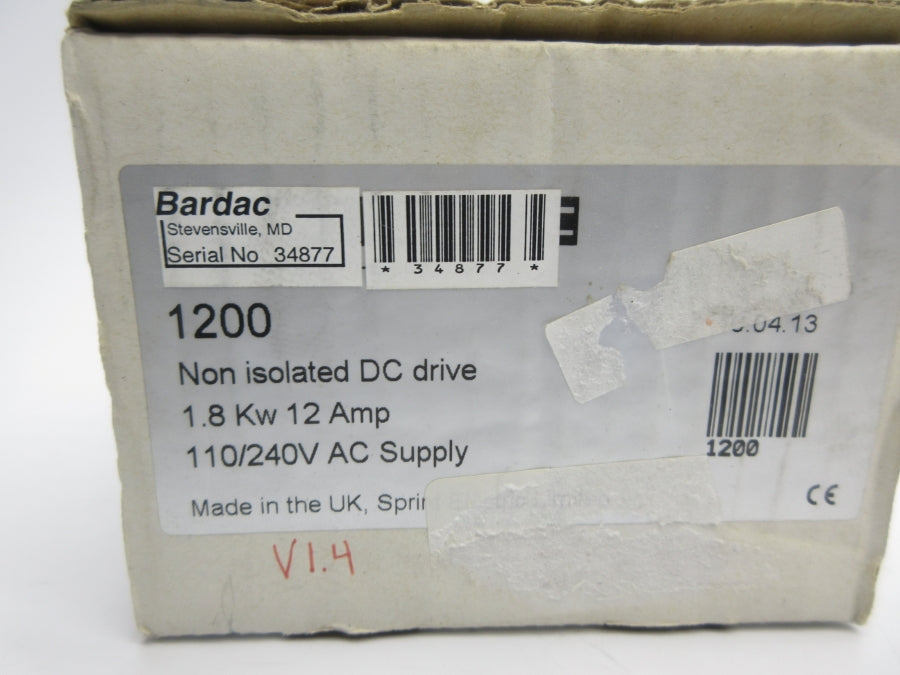 BARDAC 1200 110/240VAC 12A NSMP