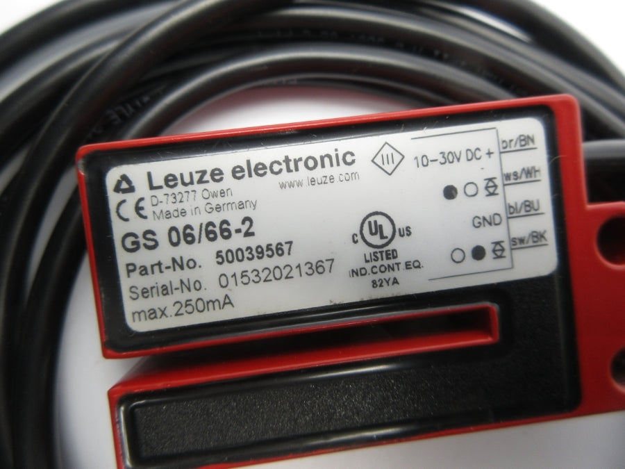 LEUZE ELECTRONIC GS06/66-2 50039567 10-30VDC NSNP