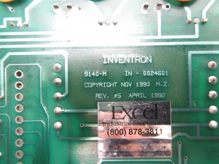 INVENTRON 9140-M IN-0024601 REV. 5 UNMP
