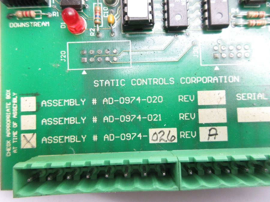 STATIC CONTROLS AD-0974-026 REV. A UNMP