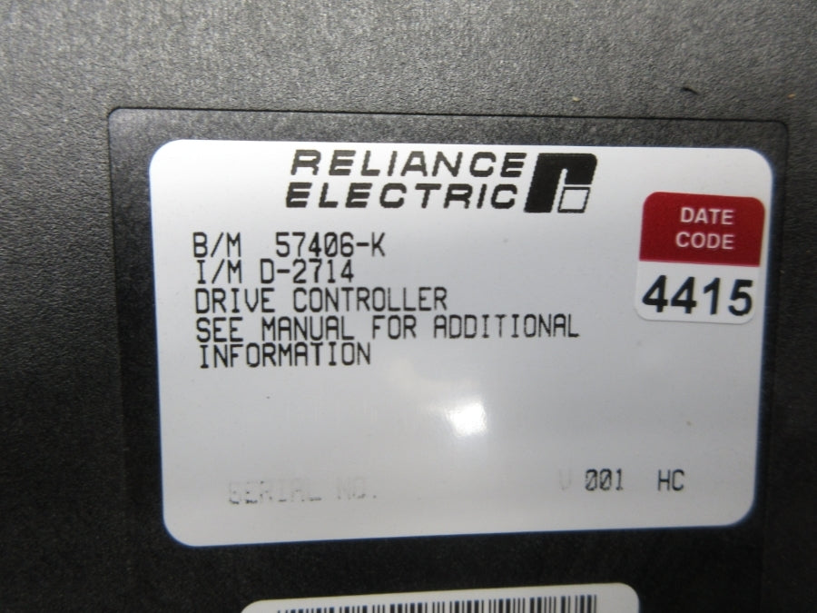 RELIANCE ELECTRIC 57406-K NSNP