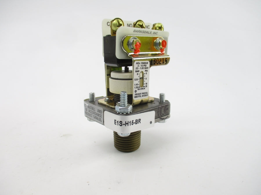 BARKSDALE E1S-H15-BR .5-15PSI NSMP