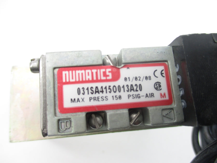 NUMATICS 031SA415O013A20 24V .30A 150PSI NSNP