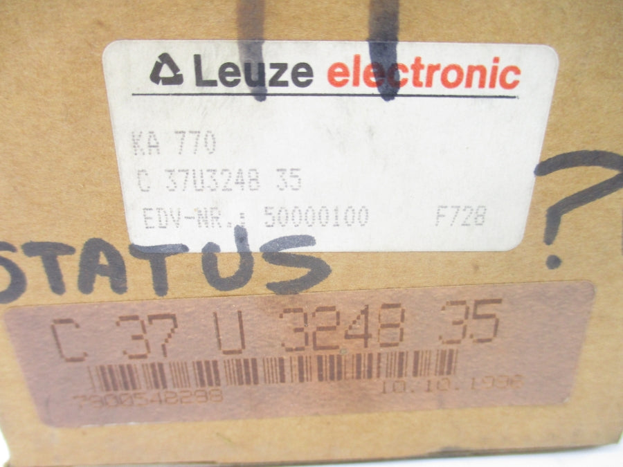LEUZE ELECTRONIC KA770 C37U324835 24V NSMP