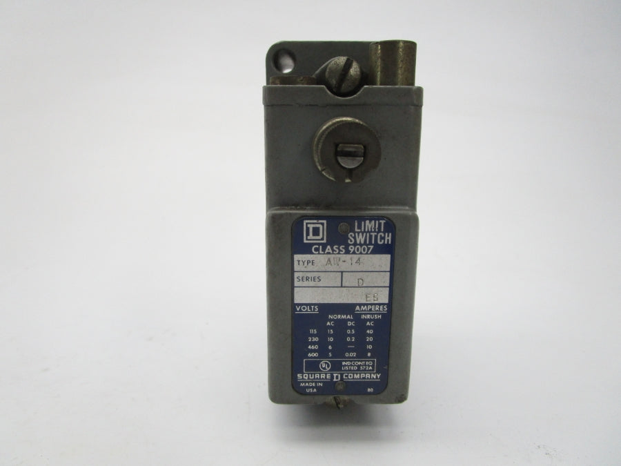 SQUARE D 9007AW-14 SER. D 600V 40A NSNP