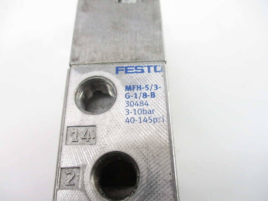 FESTO MFH-5/3-G-1/8-B 30484 40-145PSI NSNP