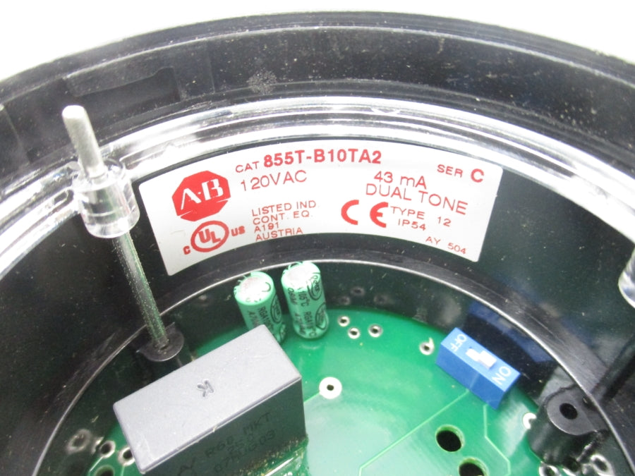 ALLEN BRADLEY 855T-B10TA2 SER. C 120VAC NSNP