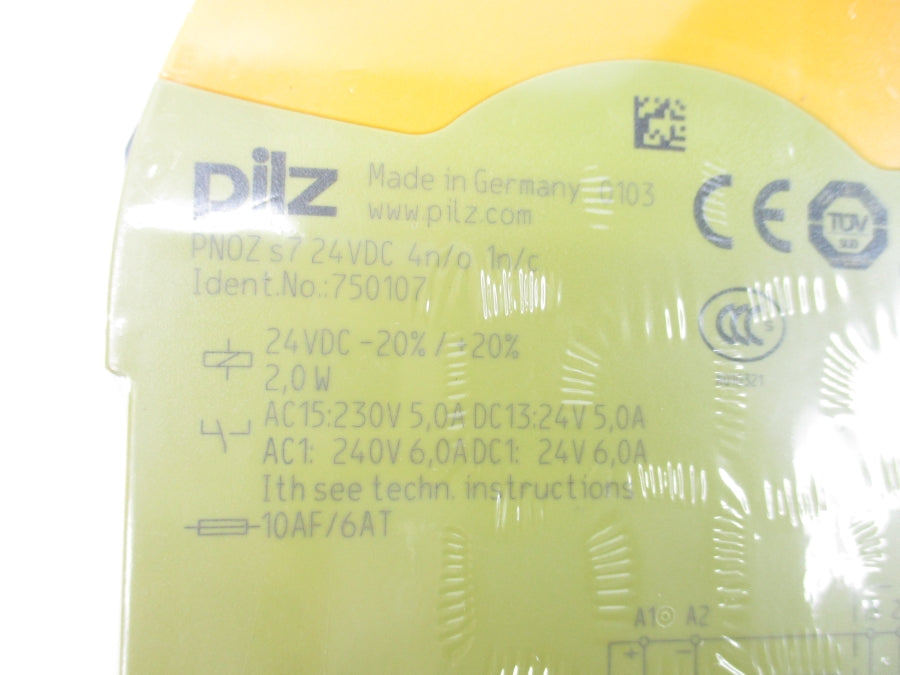 PILZ PNOZS724VDC4N/O1N/C 750107 24VDC NSMP