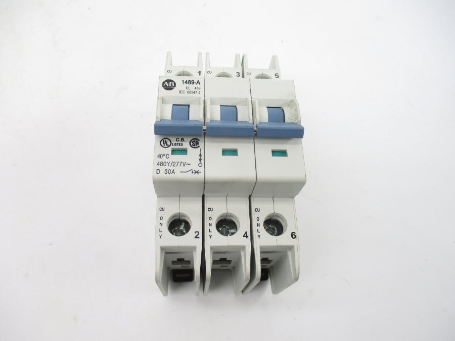 ALLEN BRADLEY 1489-A3D300 SER. A 277VAC 30A NSMP