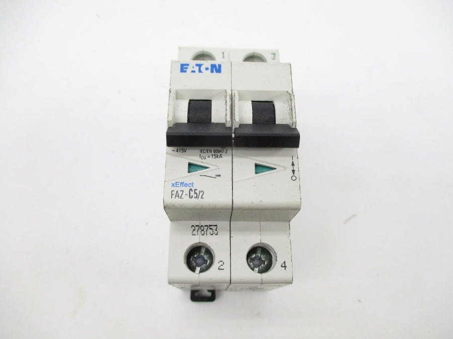 EATON FAZ-C5/2 278753 120VDC 5A NSMP