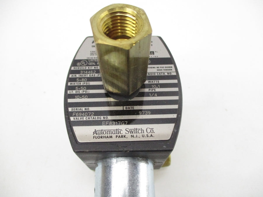 ASCO EF8317G7 208/220-240V 5-80PSI 1/4" NSNP