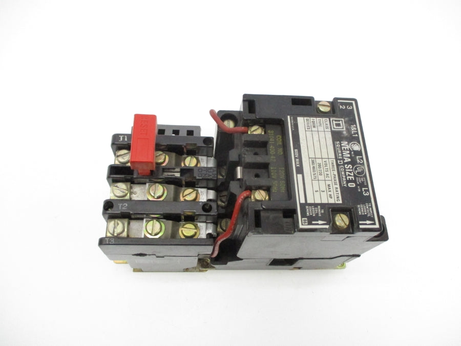 SQUARE D 8536SBO2V02B2S SER. A 110/120V UNMP