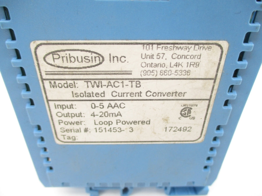 PRIBUSIN TWI-AC1-TB 0-5VAC NSNP
