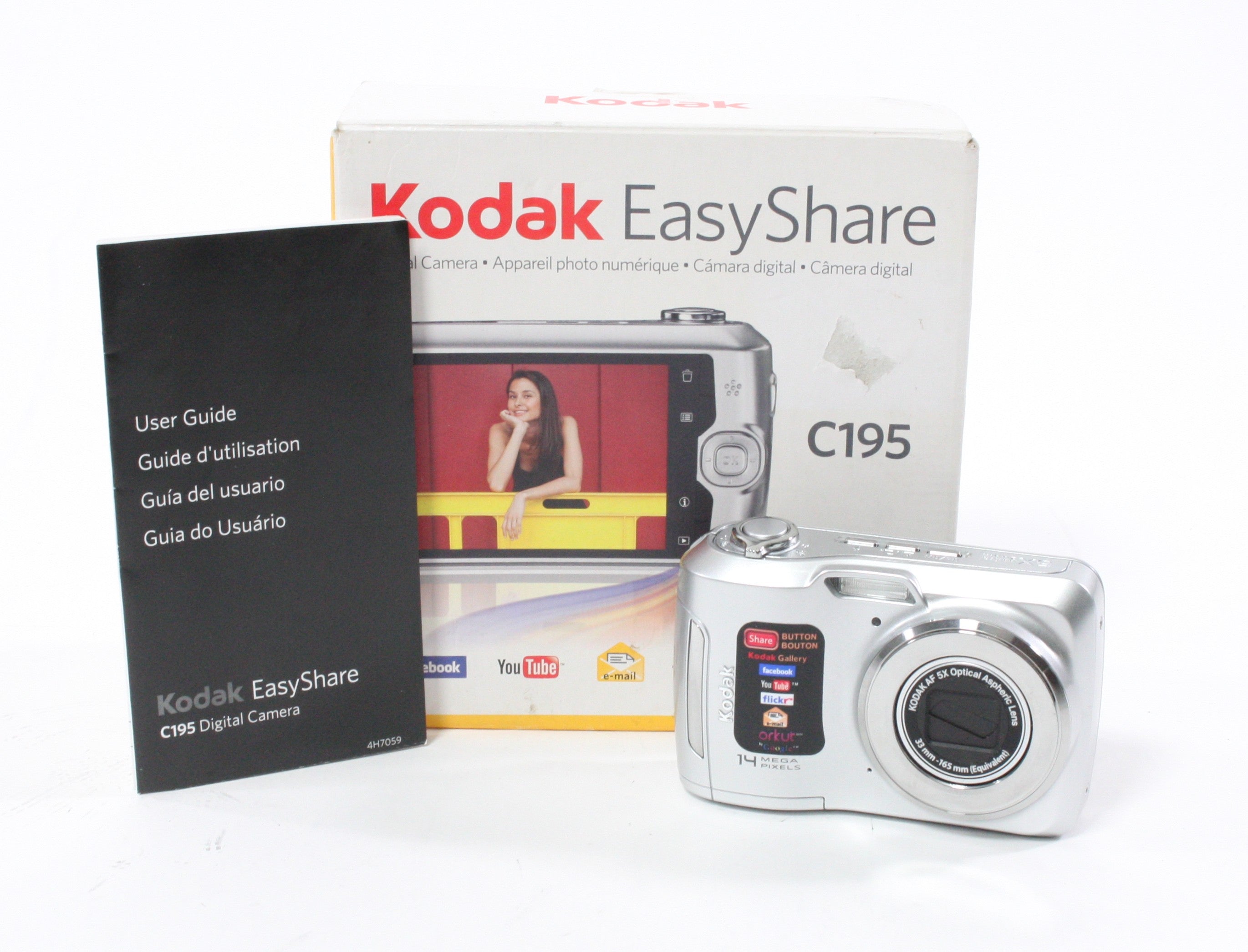 Kodak Easyshare C195 Digital Camera 5x Zoom