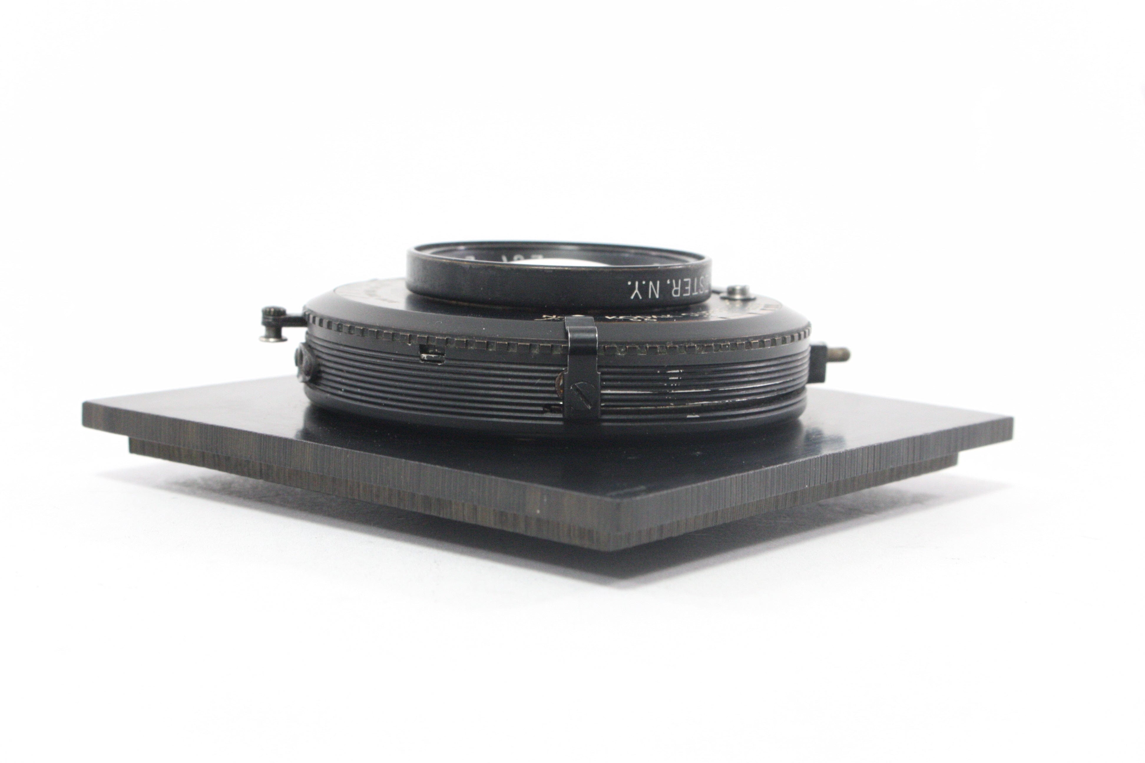 Kodak Ektar 127mm f/4.7 Lens with No. 2 Supermatic Shutter on 3.25x3.25 Lens Board