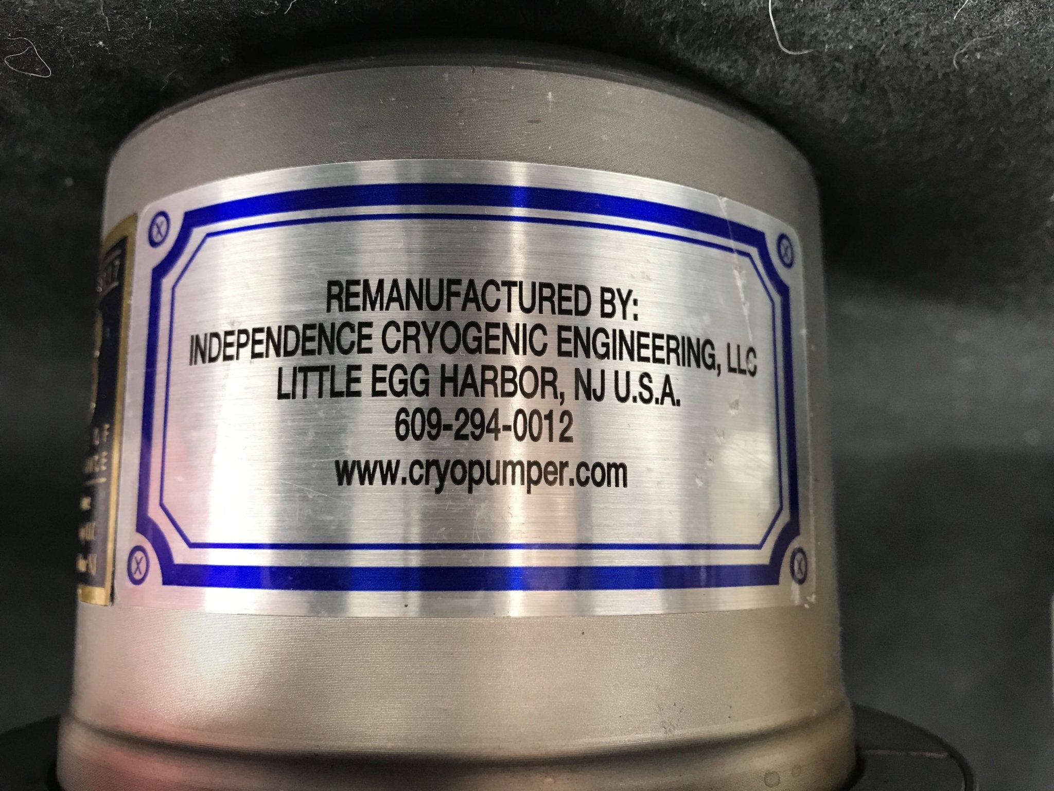 Leybold Helium Cryogenic Coldhead (380036/RGD 55/100-1 SDF Philips