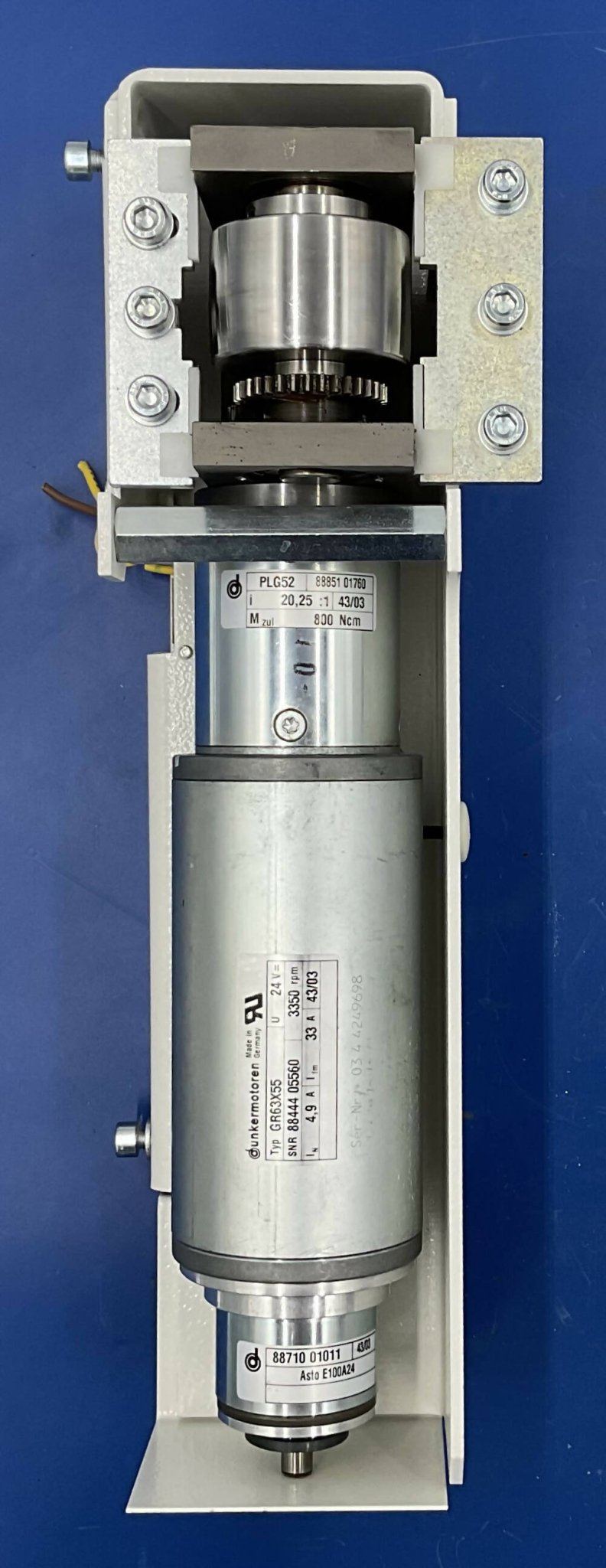Siemens 3115255 - Longitudinal Servo Motor M13 Assembly Label | Alo Tech Solutions
