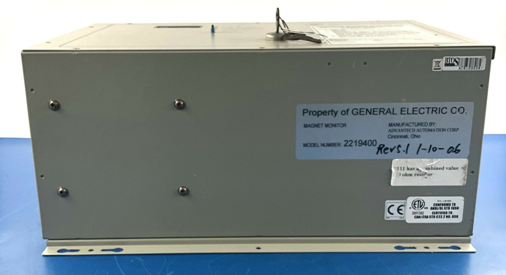 MAGNET MONITOR (2219400 REV 5.1) GE