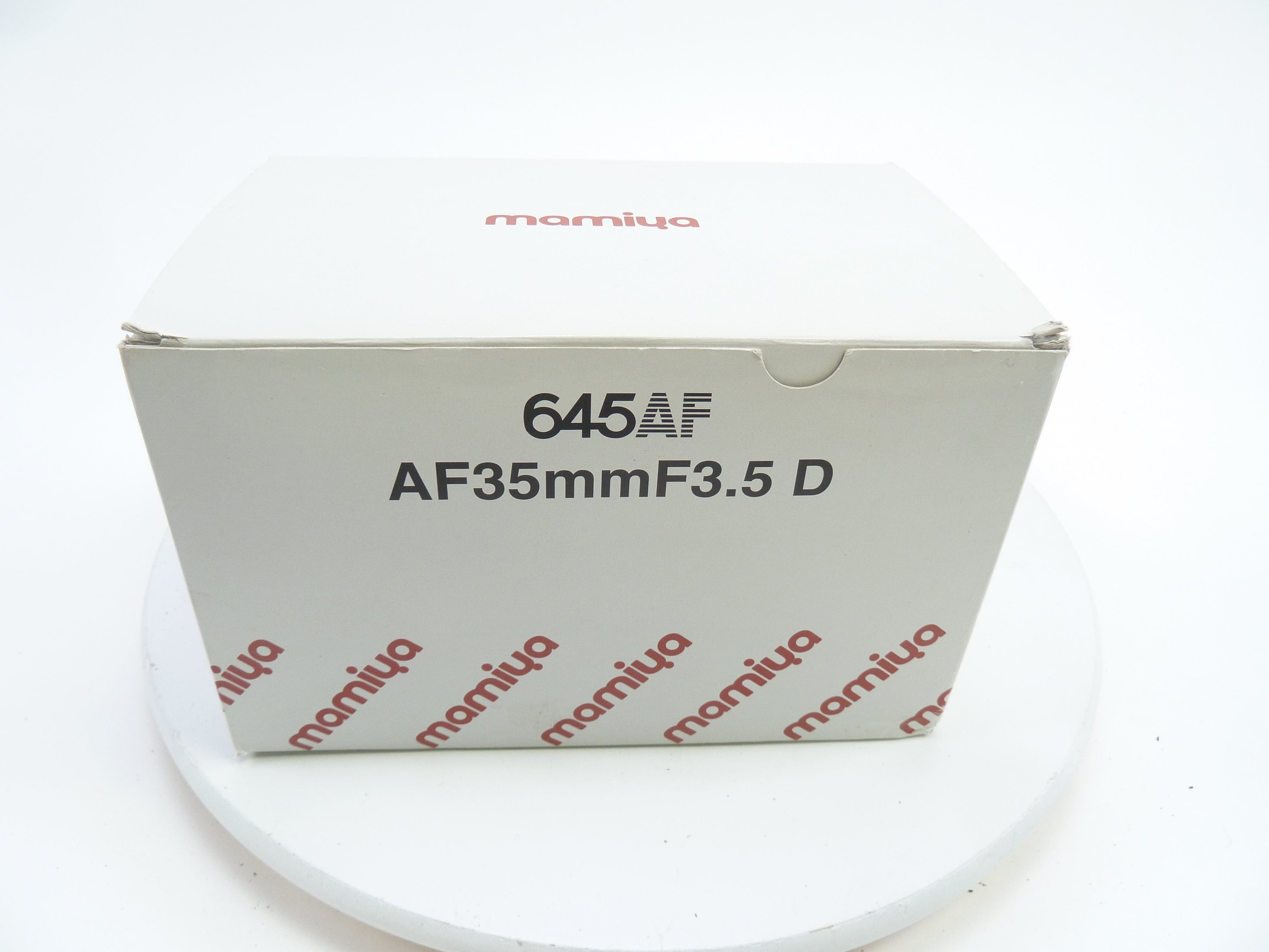 Mamiya 645 AF 35MM F3.5 "D" Series Ultra Wide Angle Lens