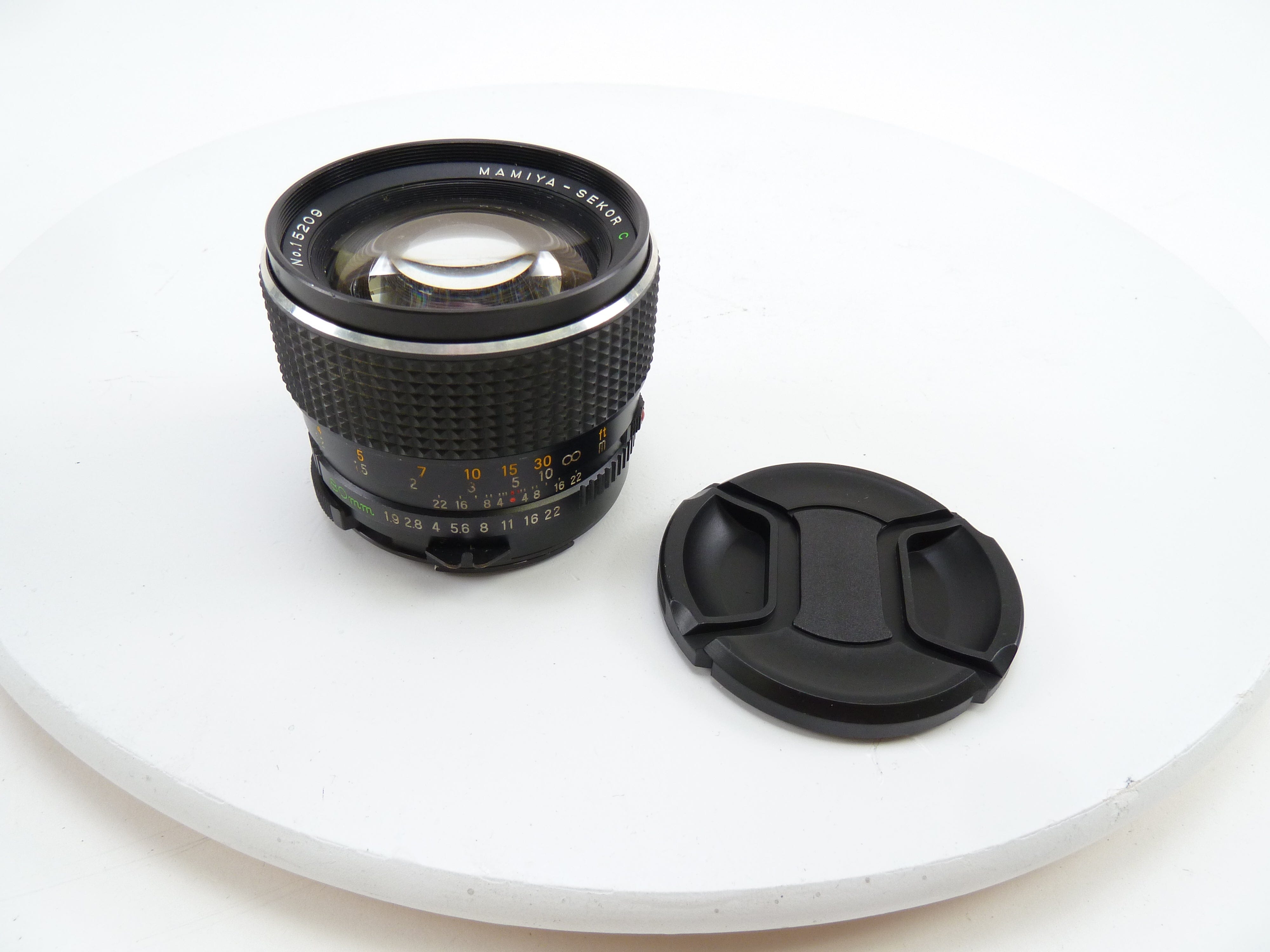 Mamiya 645 Pro 80MM F1.9 C Lens with Skuffs on Front Element