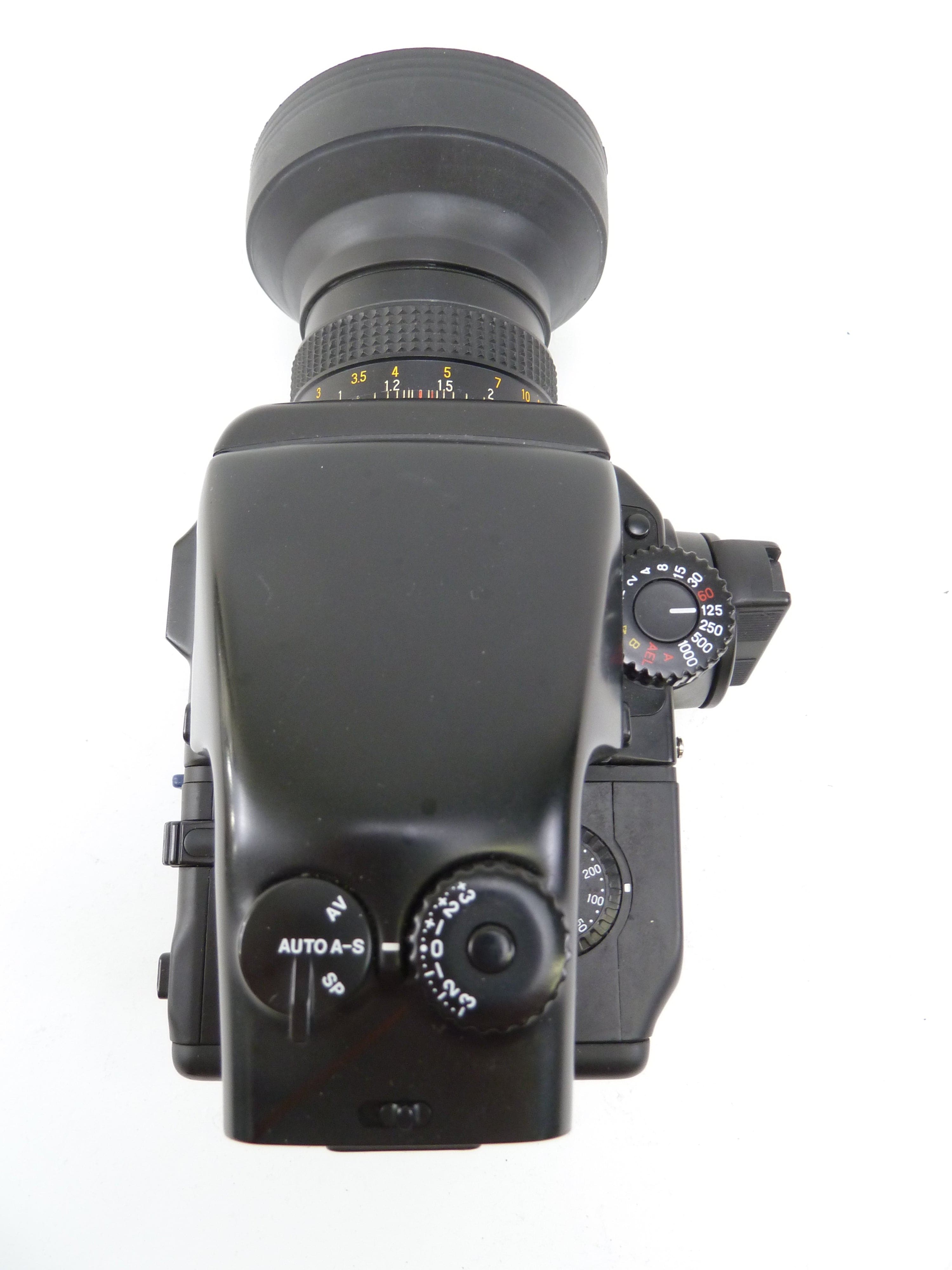 Mamiya 645 Pro Complete Outfit with AE Prism Finder, 80MM f2.8 C Lens, and 120 Back