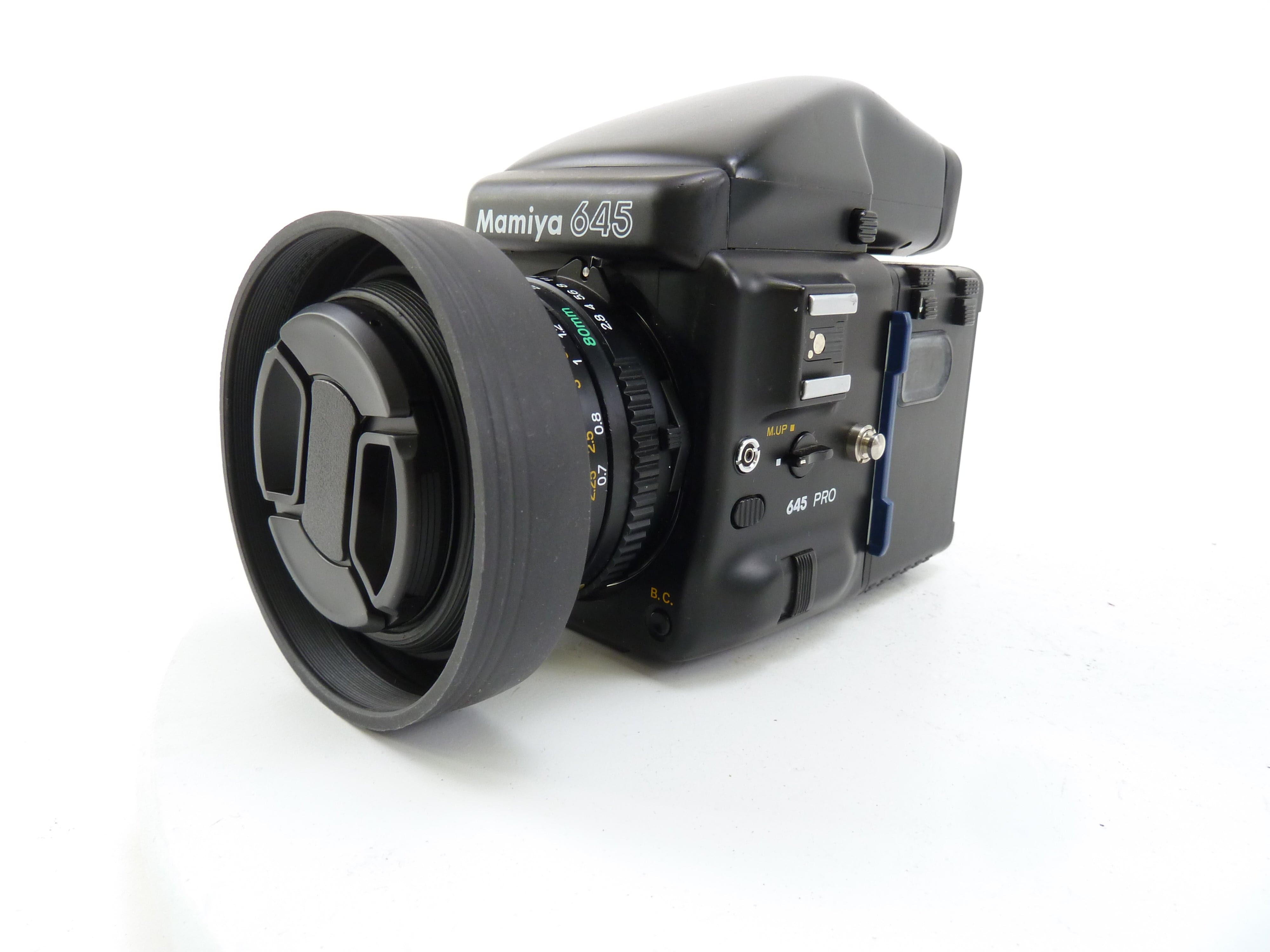 Mamiya 645 Pro Outfit with Prism Finder, 80MM f2.8 N Lens, and 120 Back