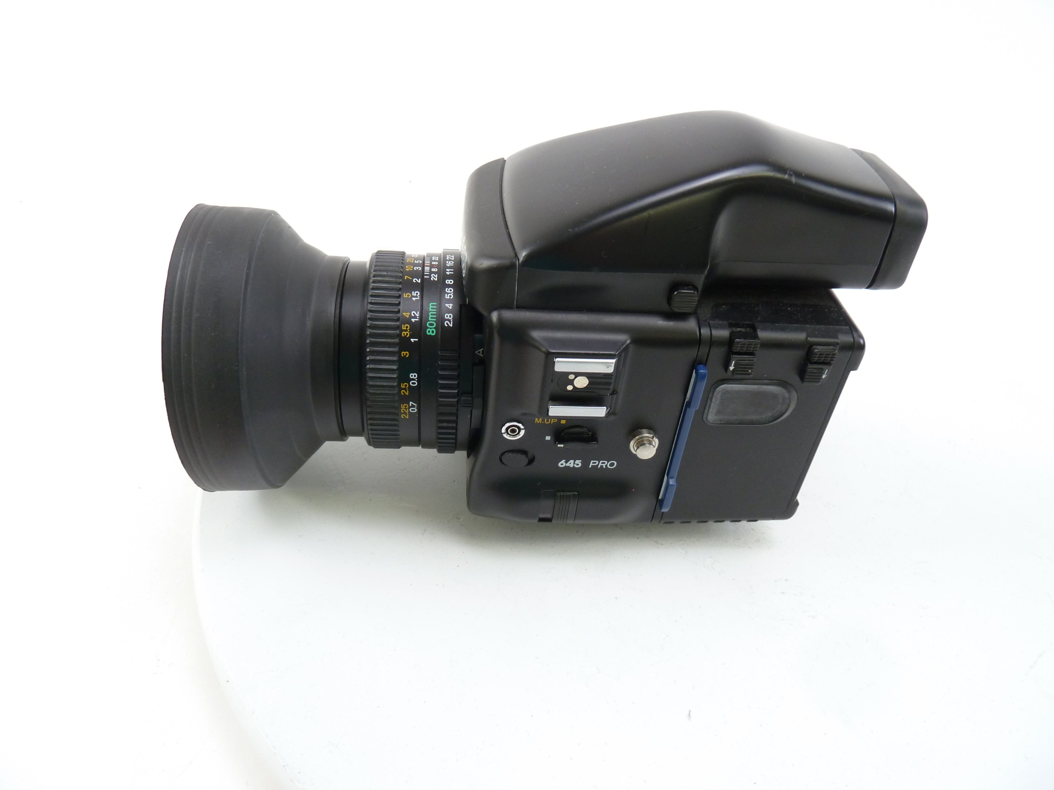 Mamiya 645 Pro Outfit with Prism Finder, 80MM f2.8 N Lens, and 120 Back